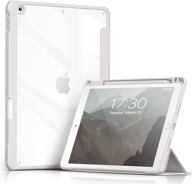 iPad 9世代 ケース 10.2インチ 軽量薄型 三つ折スタンド オートスリープ グレー