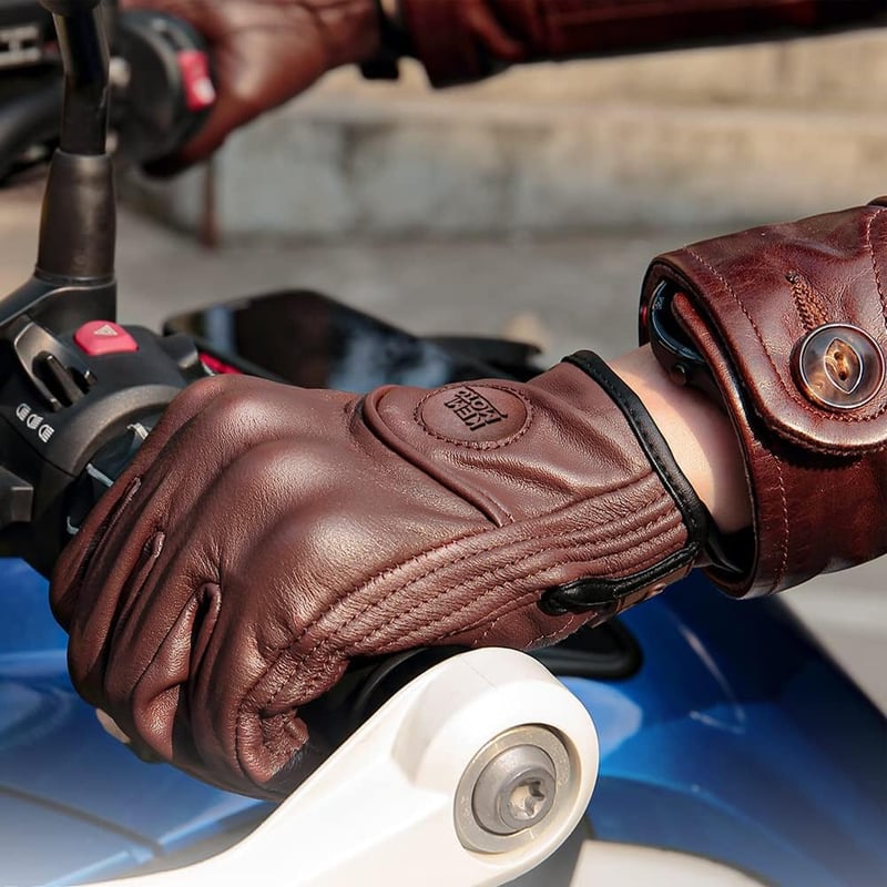 羊革製スマホ対応バイクグローブ | メンズ・レディース用・撥水・春夏秋冬対応・M-XL