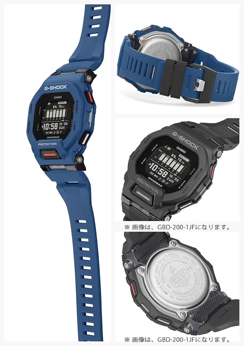 メンズ G-SHOCK 腕時計 GBD-200-2JF 国内正規品 ブルー