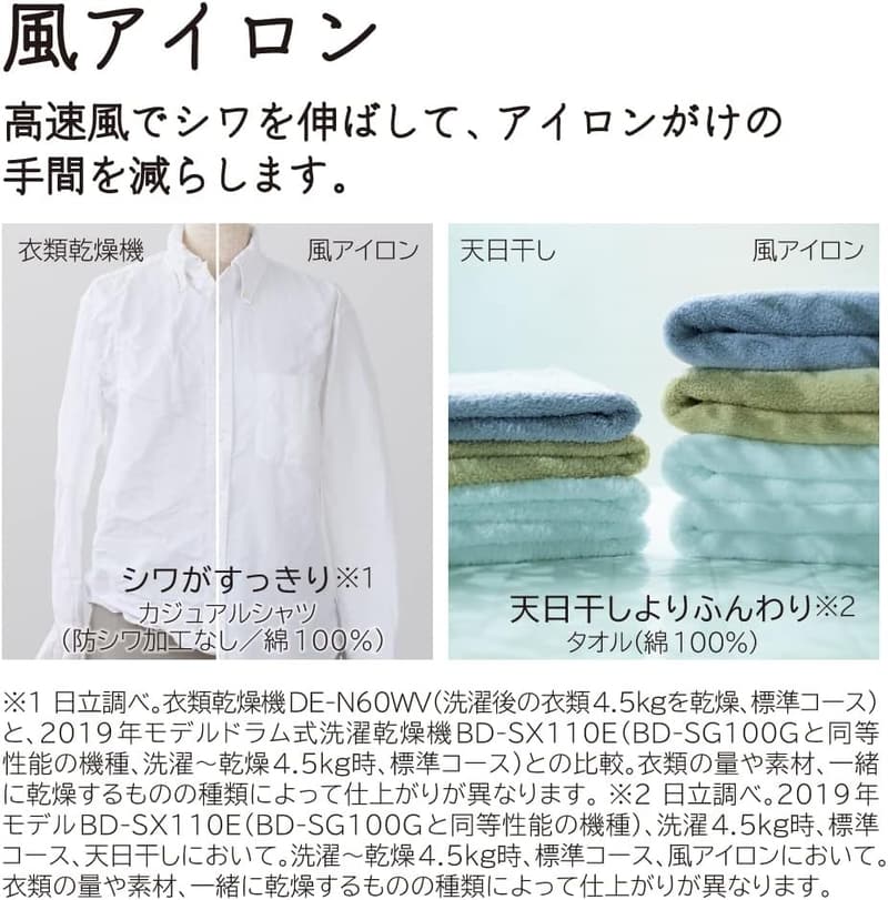 日立 ドラム式洗濯乾燥機 ホワイト 10kg洗濯/6kg乾燥 左開き ビッグドラム