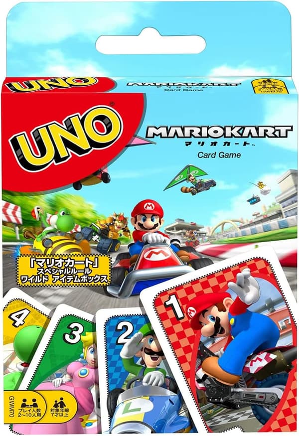 ウノ マリオカートカードゲーム 2~10人用【7歳以上】
