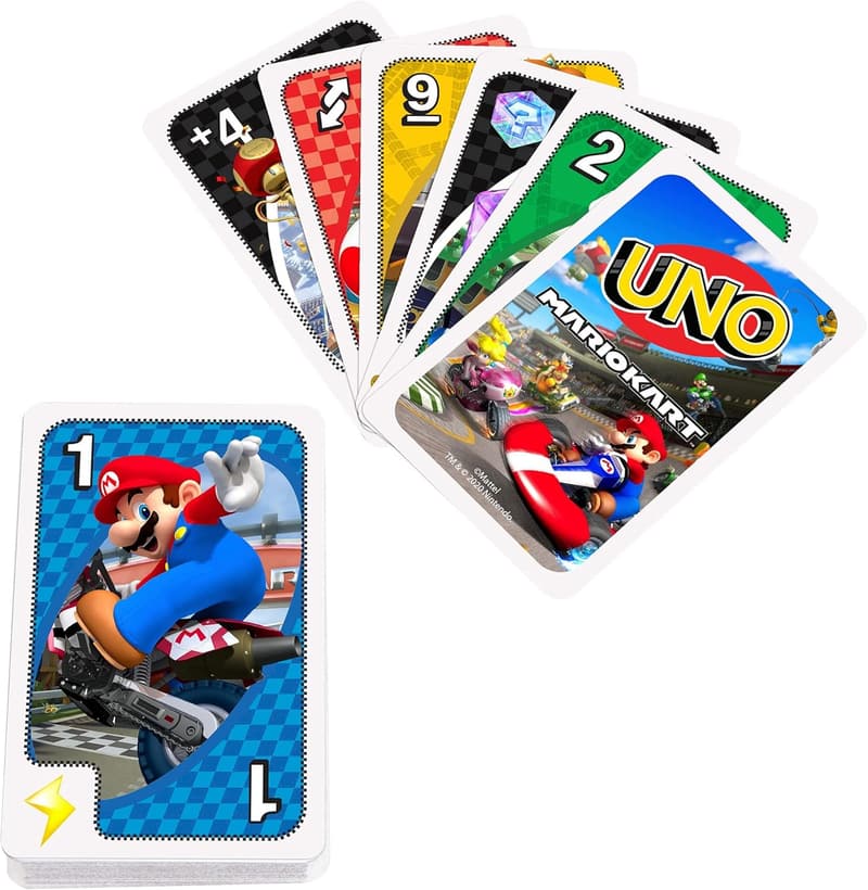 ウノ マリオカートカードゲーム 2~10人用【7歳以上】