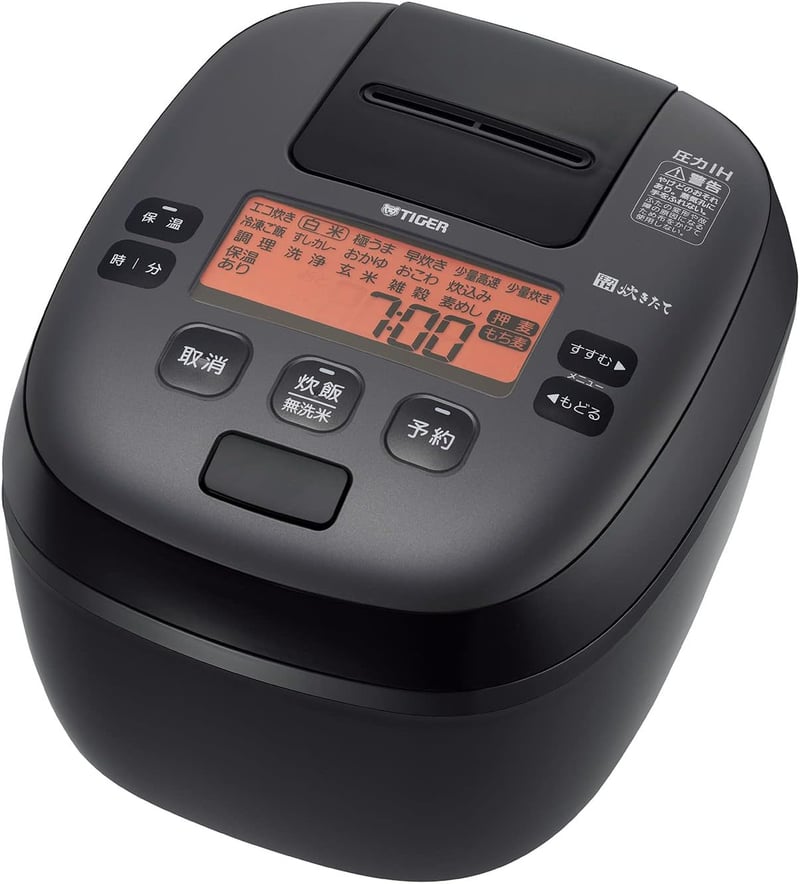 タイガー魔法瓶 1升 圧力IH 炊飯器 ご泡火炊き ストレートブラック JPI-S180KT