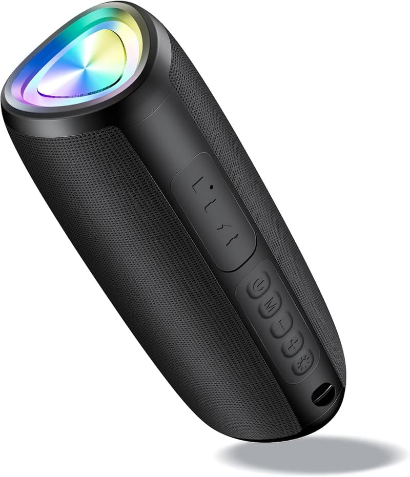 ワイヤレスBluetoothスピーカー【2025改良型】IPX7防水・24時間連続再生・TWS機能・ハンズフリー通話対応