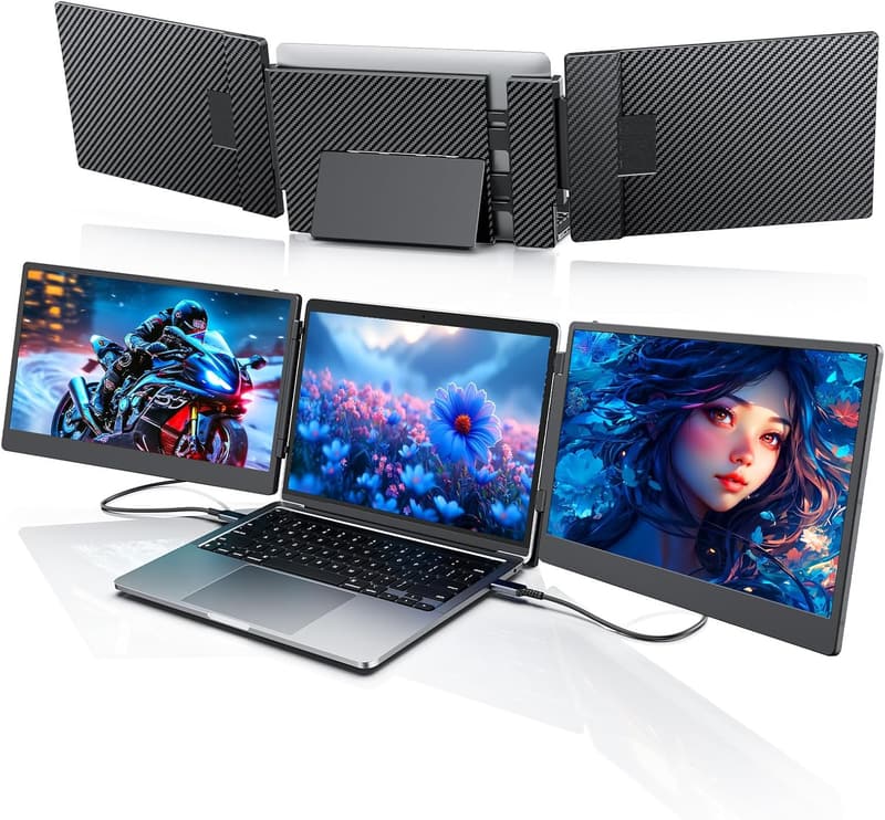 ノートパソコン用14インチFHDデュアルモニター拡張スクリーン HDMI対応