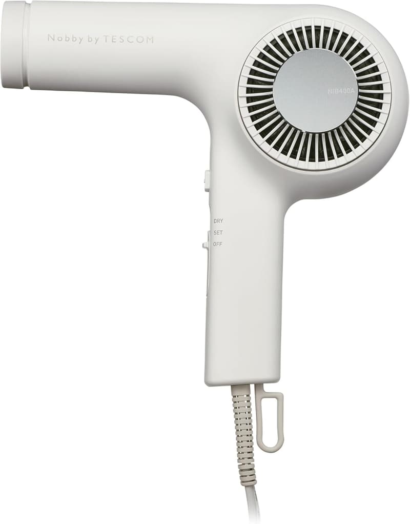 プロフェッショナル用軽量ヘアドライヤー Nobby by TESCOM ホワイトアッシュ NIB400A