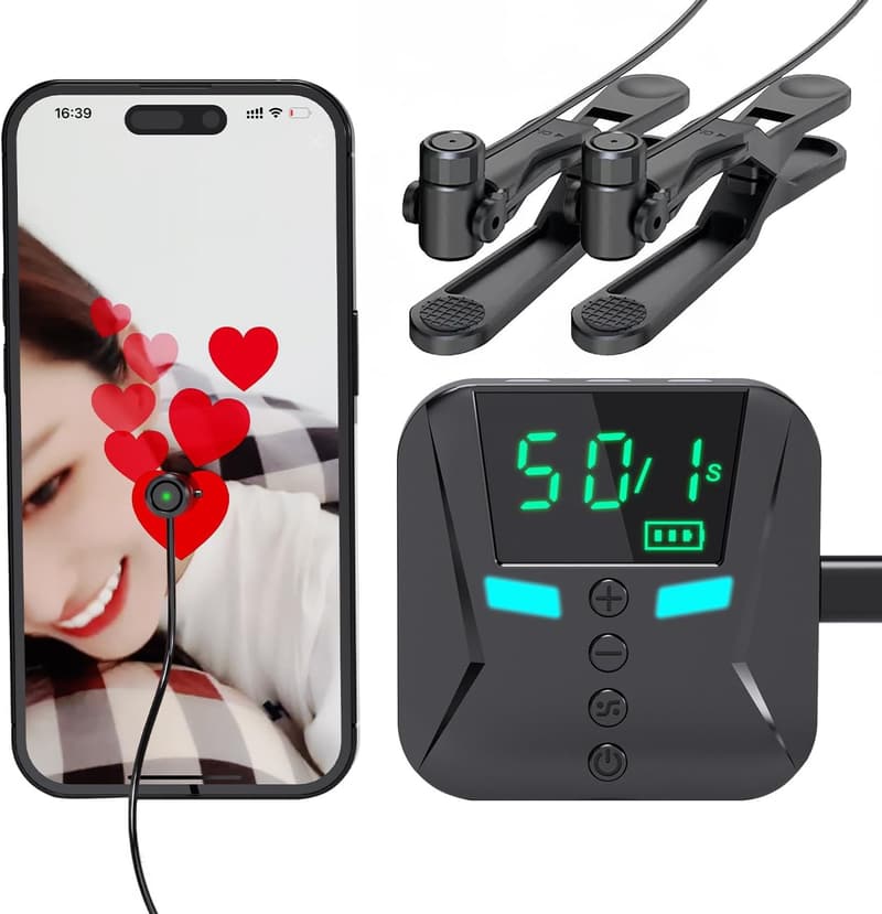 自動化された「いいね」連打機 - iPhone用充電式オートタップ装置 (バッテリー内蔵、無音)
