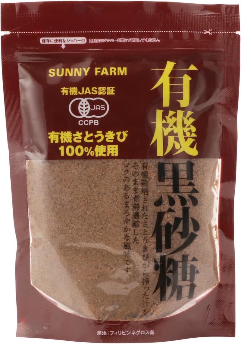 有機黒砂糖粉末 300g