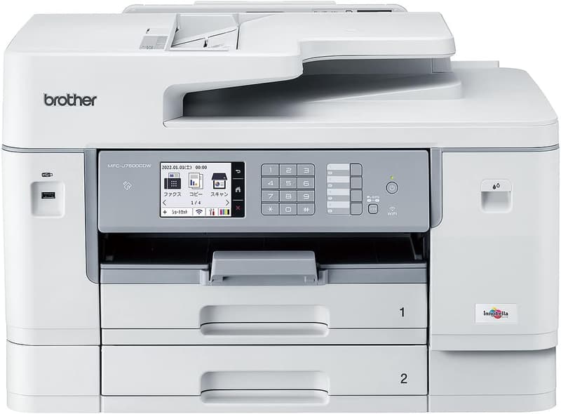 ブラザー A3対応 大容量インクジェット複合機 MFC-J7500CDW