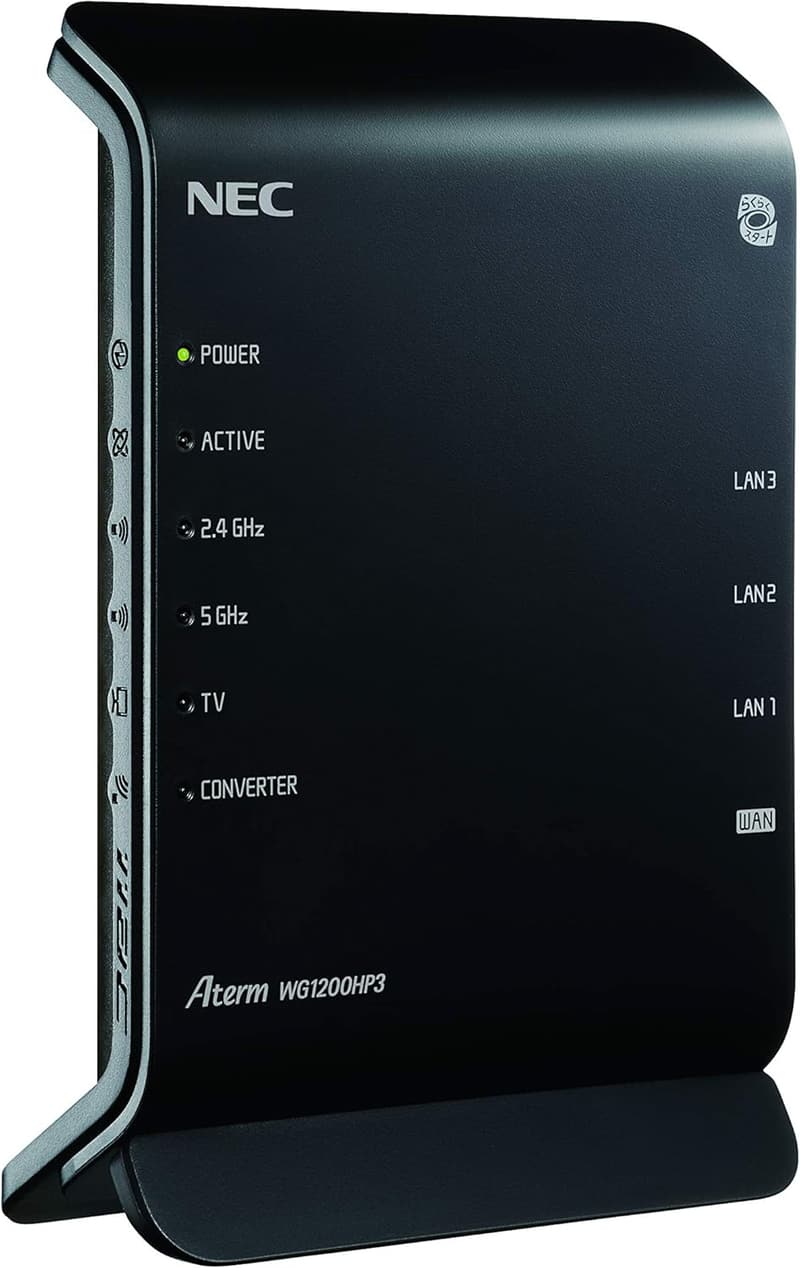 Atermシリーズ 11ac無線LANルーター WG1200HP3 - iPhone 13/12/SE(第二世代)、Nintendo Switch対応