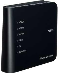 Wi-Fiデュアルバンドルーター NEC Aterm WG1200CR
