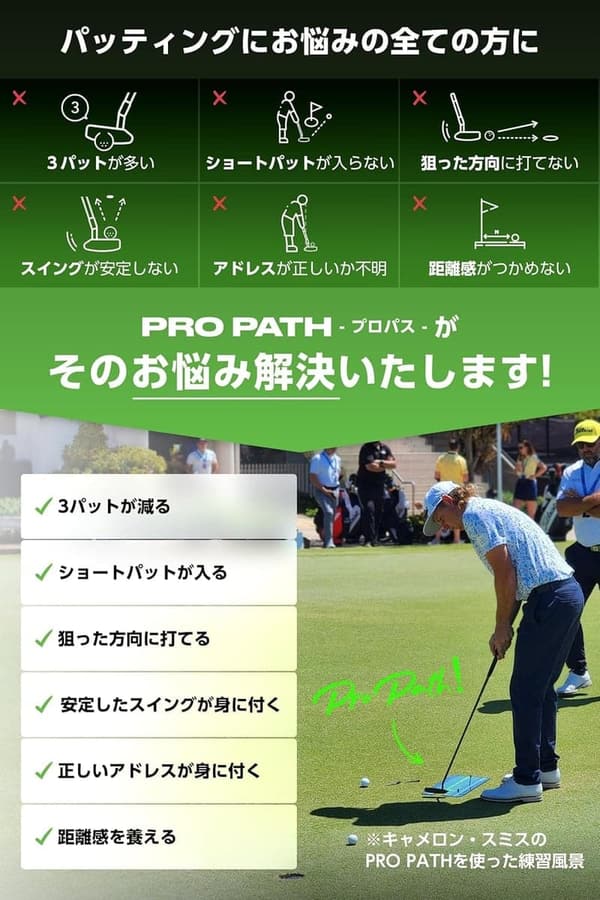 パター練習器具 パッティングミラー | ゲート付き | ストローク矯正用 日本正規品