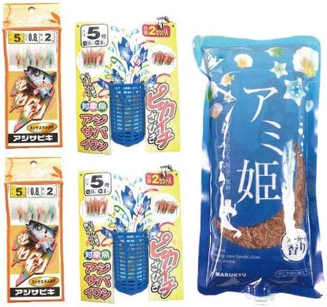 初心者向け サビキ釣り仕掛け 1DAYパック(替え針・アミ姫)