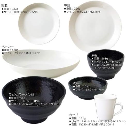 男性の一人暮らし向け 日本製 磁器食器セット 電子レンジ・食洗器対応