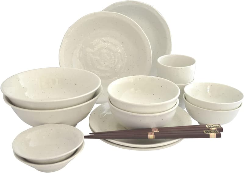 美濃焼 ナチュラルホワイト 和食器 16点セット 日本製【電子レンジ・食洗機対応】