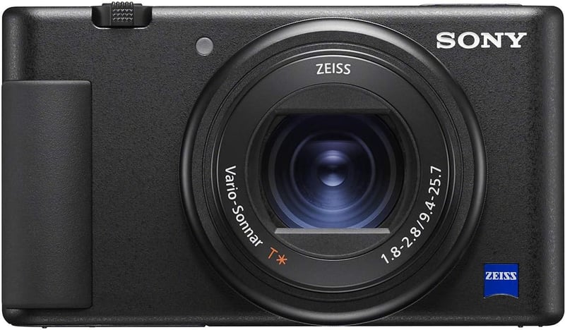 VLOG用コンパクトデジタルカメラ SONY ZV-1 ブラック 24-70mm F1.8-2.8 ズームレンズ付属
