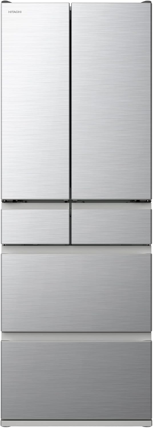 2023年度モデル 日立 冷蔵庫 フレンチドア 485L 幅65cm シルバー まるごとチルド