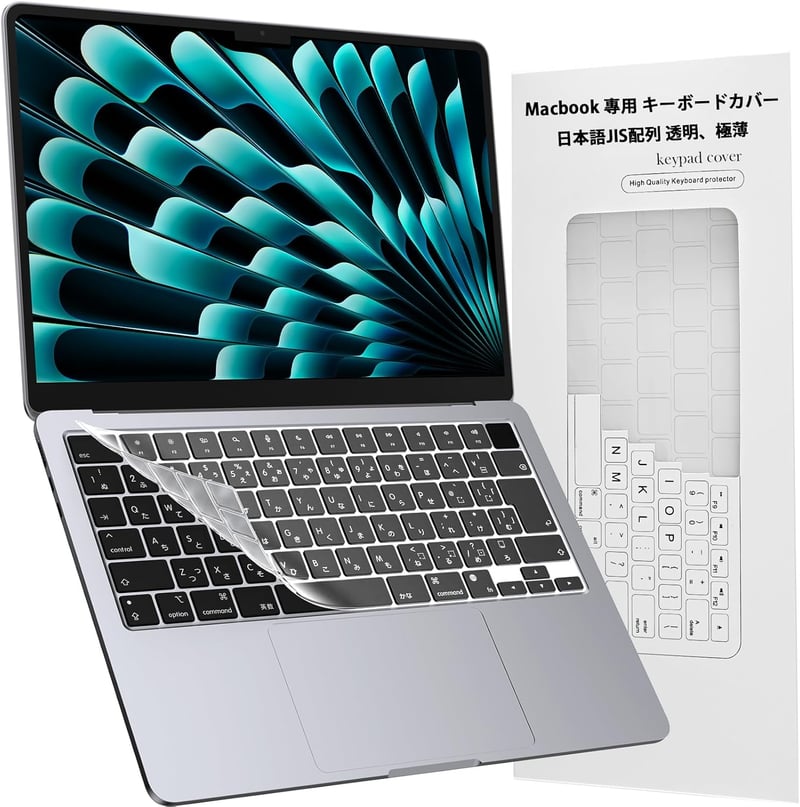 2025年版 MacBook用 TPU透明キーボードカバー（13インチ/14インチ/15インチ/16インチ）