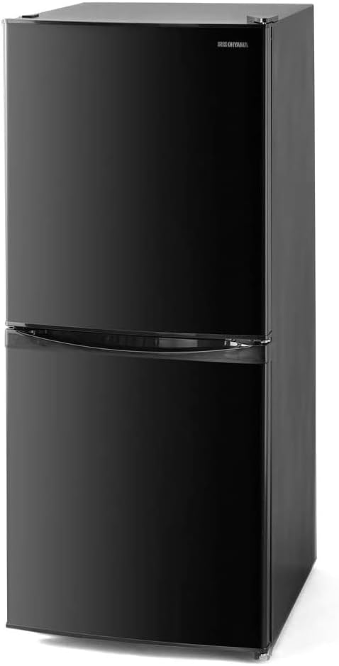 新生活に最適なアイリスオーヤマ 142L 2ドア冷蔵庫 ブラック IRSD-14A-B