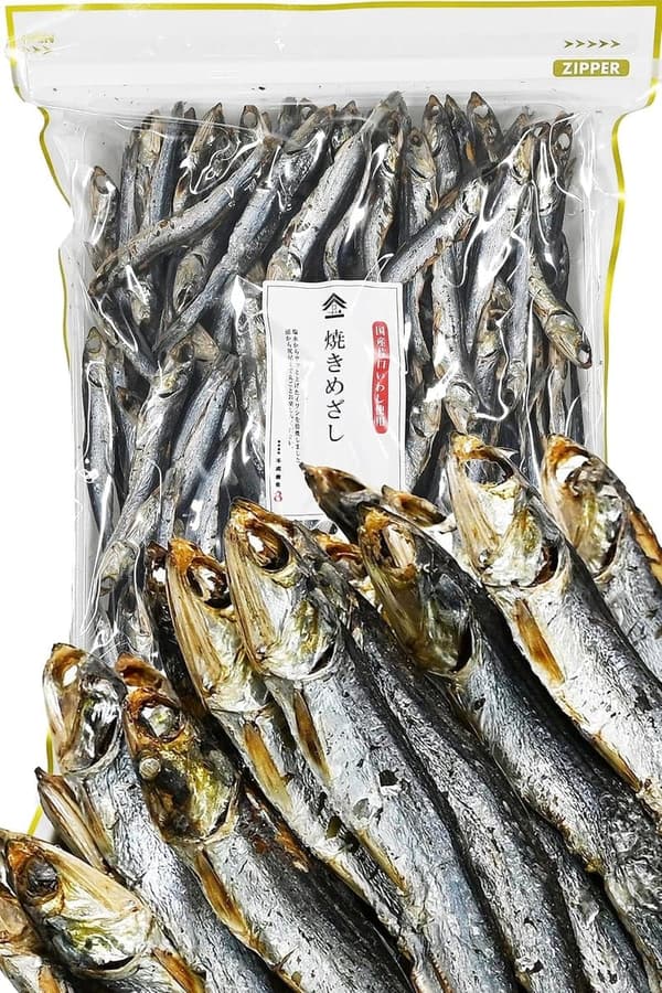 化学調味料・保存料不使用の業務用焼きめざしチャック袋 450g