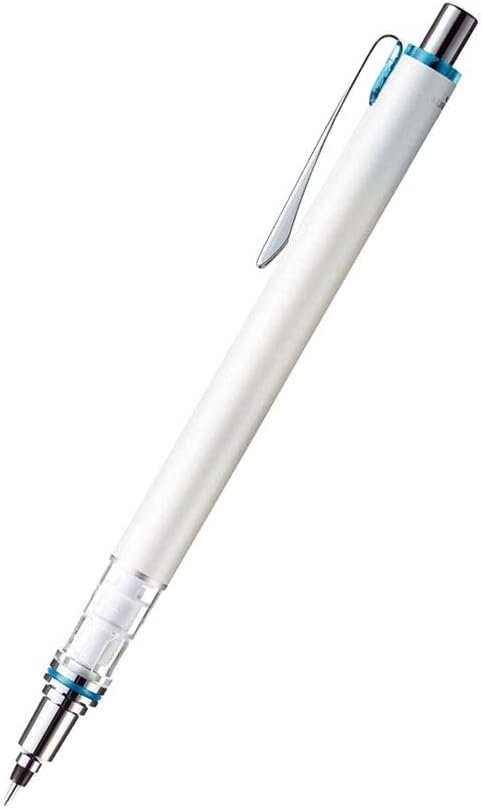 ホワイトのクルトガアドバンス 0.5mm シャーペン 芯折れ防止機構付き