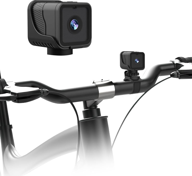自転車用1080pドライブレコーダー バイク用アクションカメラ ipx5防水 ループ録画 ハンドルバー取り付け 日本語説明書付き