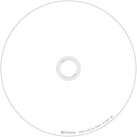 バーベイタム 1回記録用 DVD-R DL 8.5GB ホワイトプリンタブル 5枚パック