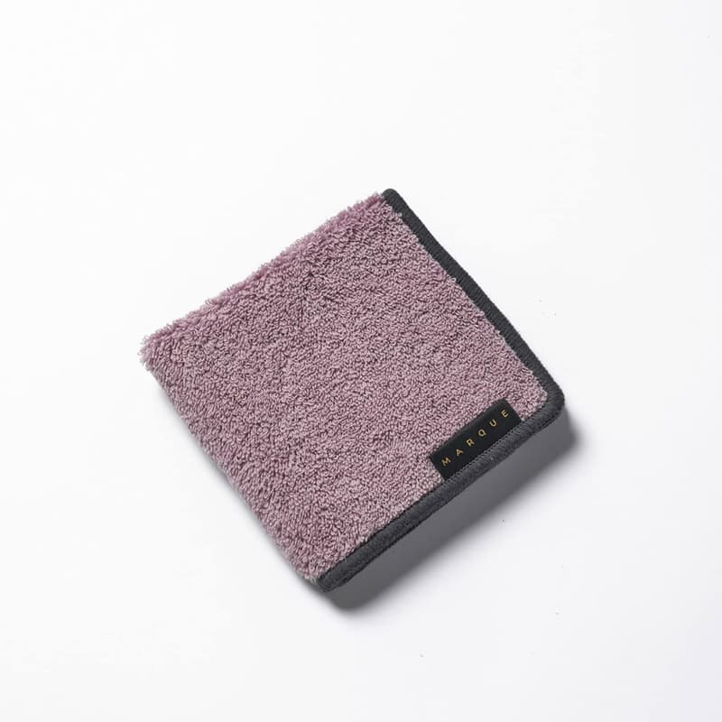 育てるタオル MARQUE プチカレ ボックス入り 綿100％ モーヴ(アッシュピンク) 25×25cm