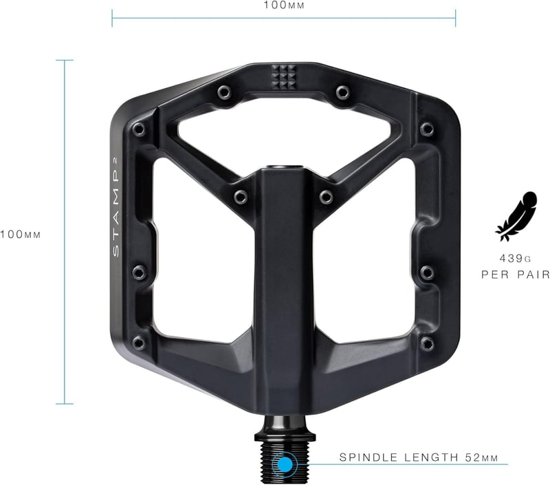 MTB用フラットペダル「クランクブラザーズ スタンプ2」2020年モデル