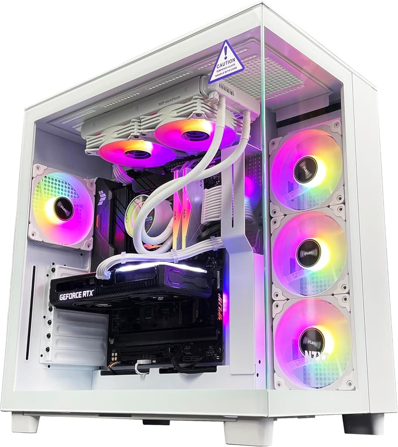 ゲーミングデスクトップパソコン Ryzen 7 5700X / RTX4060Ti / メモリ32GB / NVMe SSD 1TB / Windows11 Pro