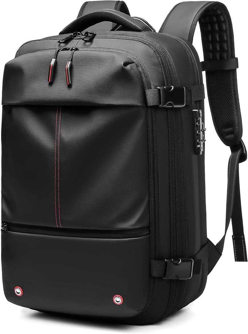 ビジネスリュック メンズ 50L 大容量 通勤・通学・旅行用 拡張可能 防水 15.6インチ PC収納