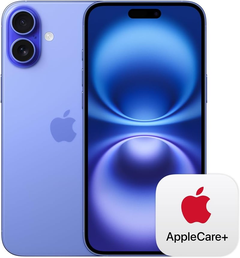 iPhone 16 Plus (128GB) ウルトラマリンカラー + 2年延長AppleCare+ 盗難・紛失プラン