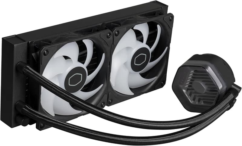 Cooler Master MasterLiquid 240 Atmos 簡易水冷 CPUクーラー 240mm ラジエーター デュアルチャンバー形式
