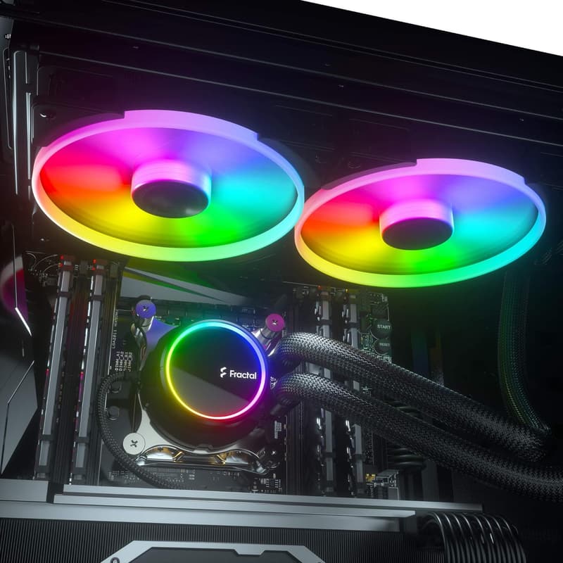 AM5対応 Fractal Design Celsius+ S36 Prisma 360mm 簡易水冷CPUクーラー