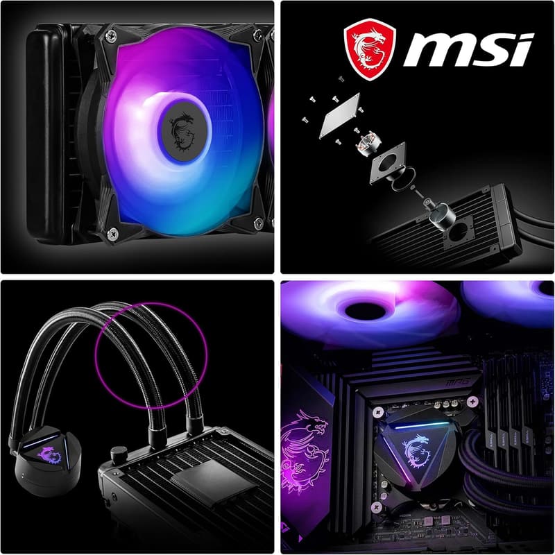 MSI MAG Core Liquid 360R V2 簡易水冷CPUクーラー LGA1700対応 ブラック