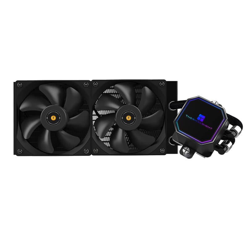 Thermalright Frozen Prism 240 Black 水冷CPUクーラー - AMD/Intel対応、120mmファン×2