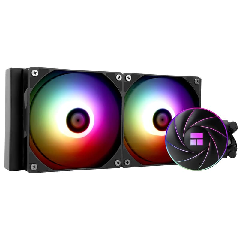 AQUA ELITE 240 ARGB 水冷CPUクーラー - 240サイズ・120mmファン×2・AMD/INTEL対応