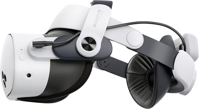 Quest 3/3S互換 BOBOVR M3 Pro バッテリーパックストラップ - 顔のストレス軽減用アクセサリー