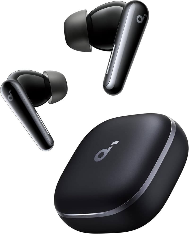 Anker Soundcore Liberty 5 完全ワイヤレスイヤホン（Bluetooth 5.4）ウルトラノイズキャンセリング・最大48時間再生・防水防塵対応（IP55）ミッドナイトブラック