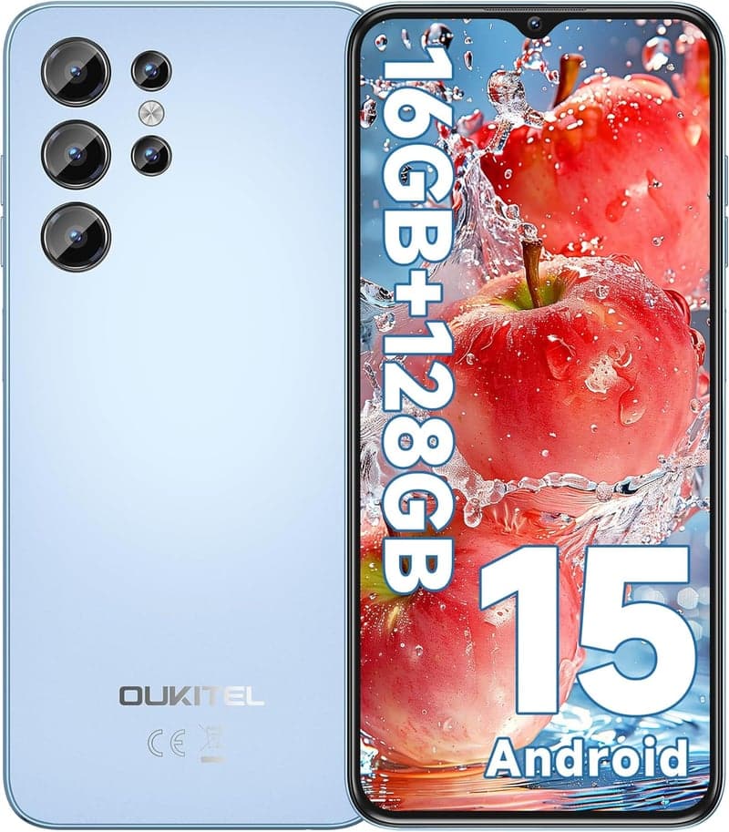 OUKITEL C1 SIMフリースマートフォン 16GB RAM + 128GB ROM 6.52インチ大画面 5150mAhバッテリー 13MP+5MPカメラ グローバルバージョン