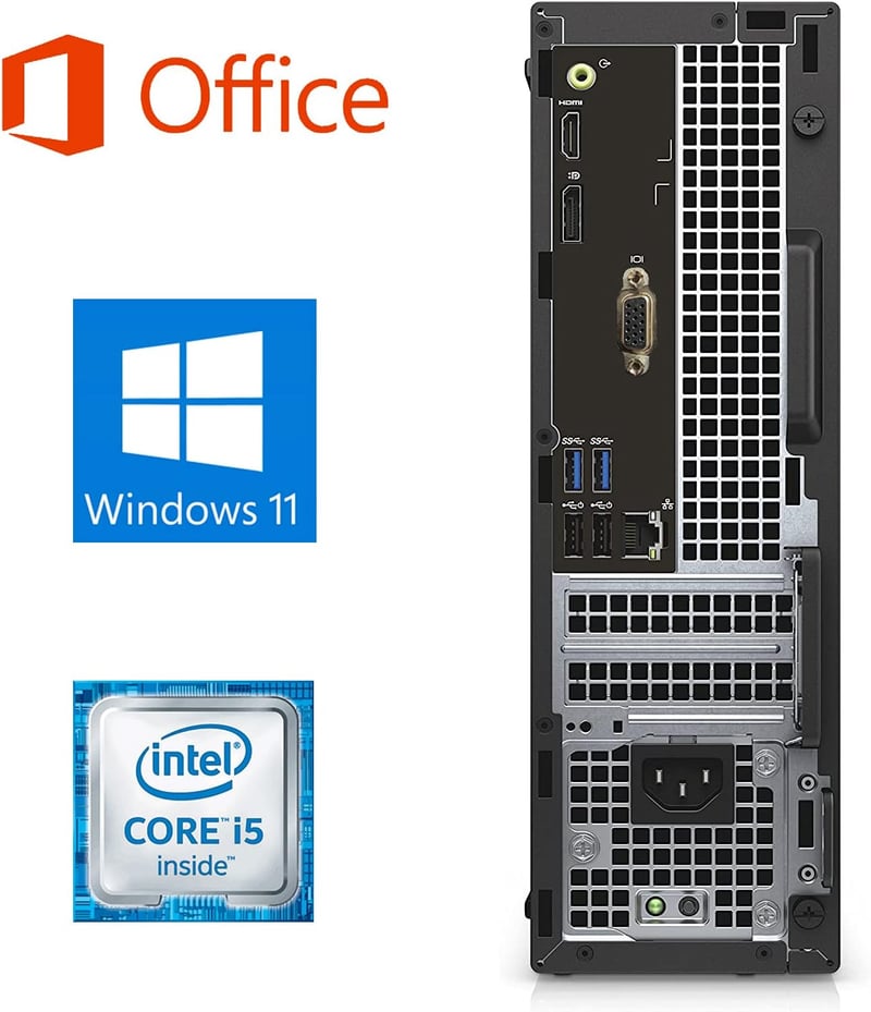 整備済み デル デスクトップPC 3050 / Win11 Pro / Office 2019 / 16GB RAM / 1TB SSD / 第6世代 i5-6500