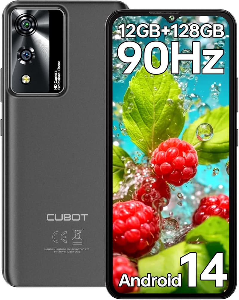 CUBOT A10 SIMフリースマートフォン 12GB RAM/128GBストレージ 48MP+16MPカメラ 5100mAhバッテリー 6.56インチ大画面