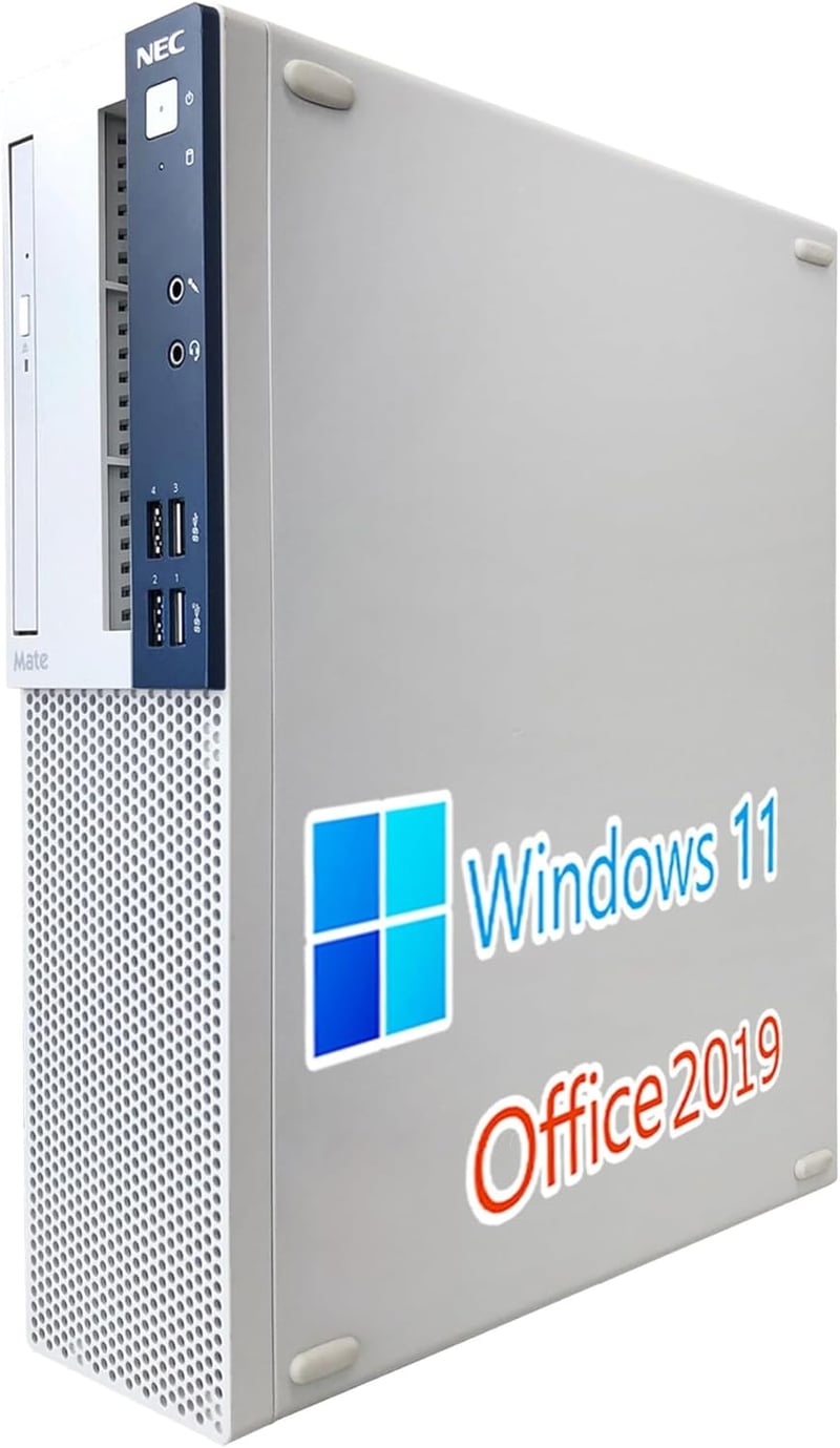 整備済み NEC デスクトップPC MA-3 22型液晶セット Win11 Pro MS Office H&B 2019 第8世代 i3 16GB 2TB SSD