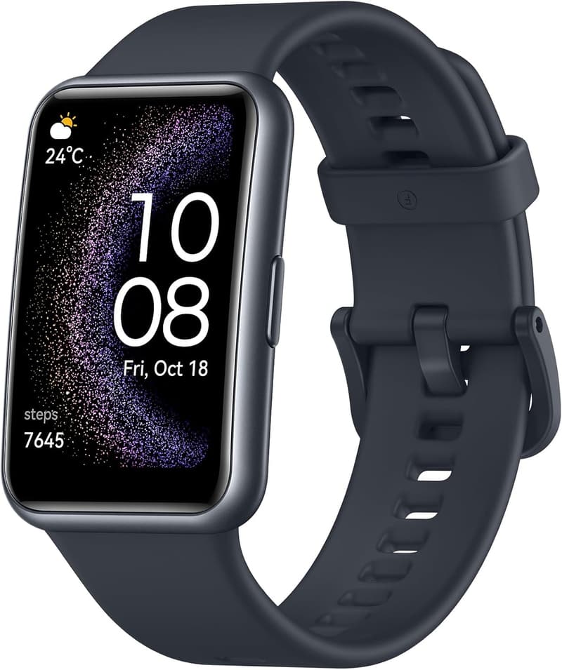 HUAWEI WATCH FIT Special Edition スマートウォッチ 大画面 GPS内蔵 急速充電 スターリーブラック