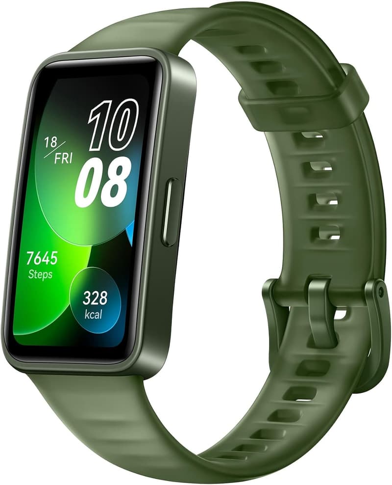 HUAWEI Band 8 スマートウォッチ 薄型軽量 24時間健康管理 エメラルドグリーン