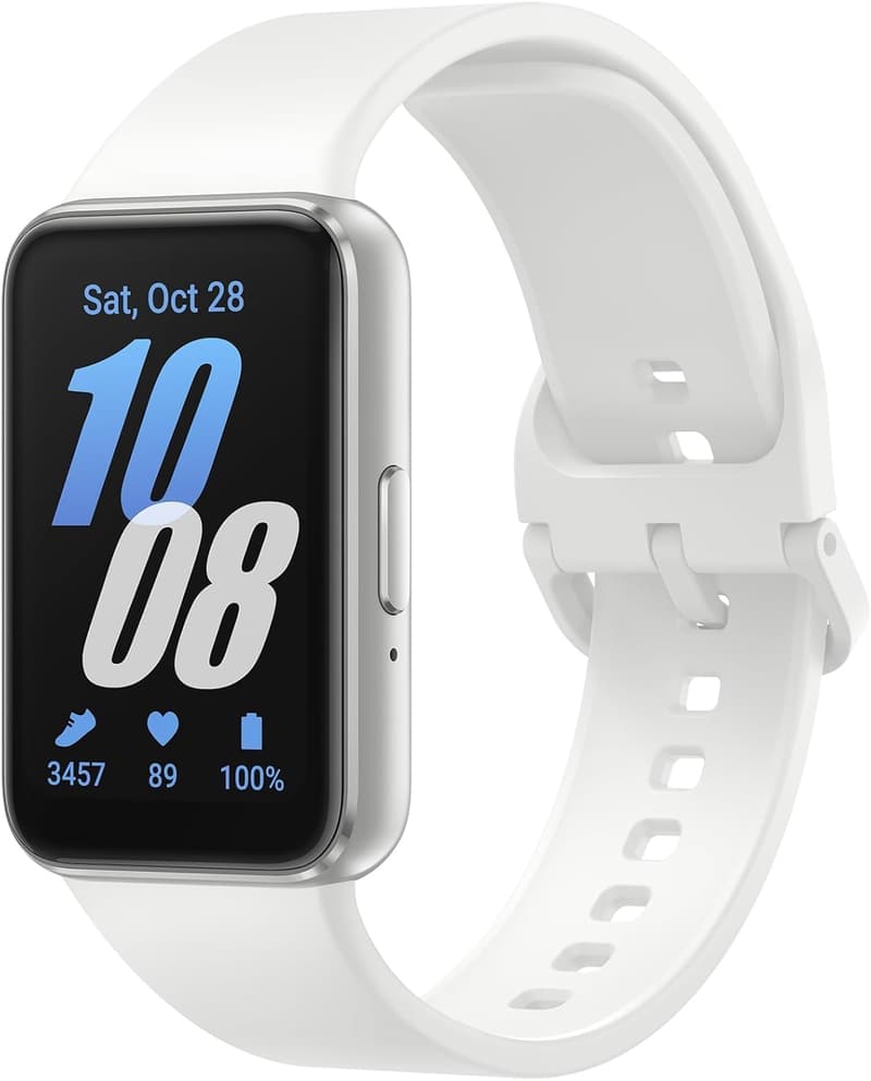 Samsung Galaxy Fit3 スマートウォッチ (交換バンド1本付属) ｜ 13日間バッテリー ｜ 1.6インチ AMOLED ｜ Android/iOS対応