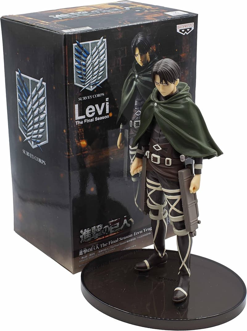 進撃の巨人 Eren Yeager＆Levi フィギュア (The Final Season)