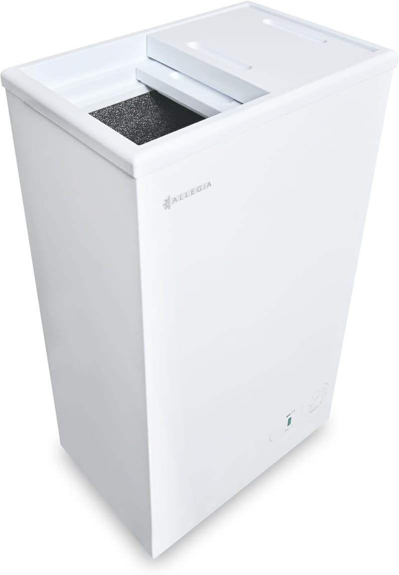 小型スリム冷凍庫 41L 上開きタイプ AR-BD43 ALLEGiA