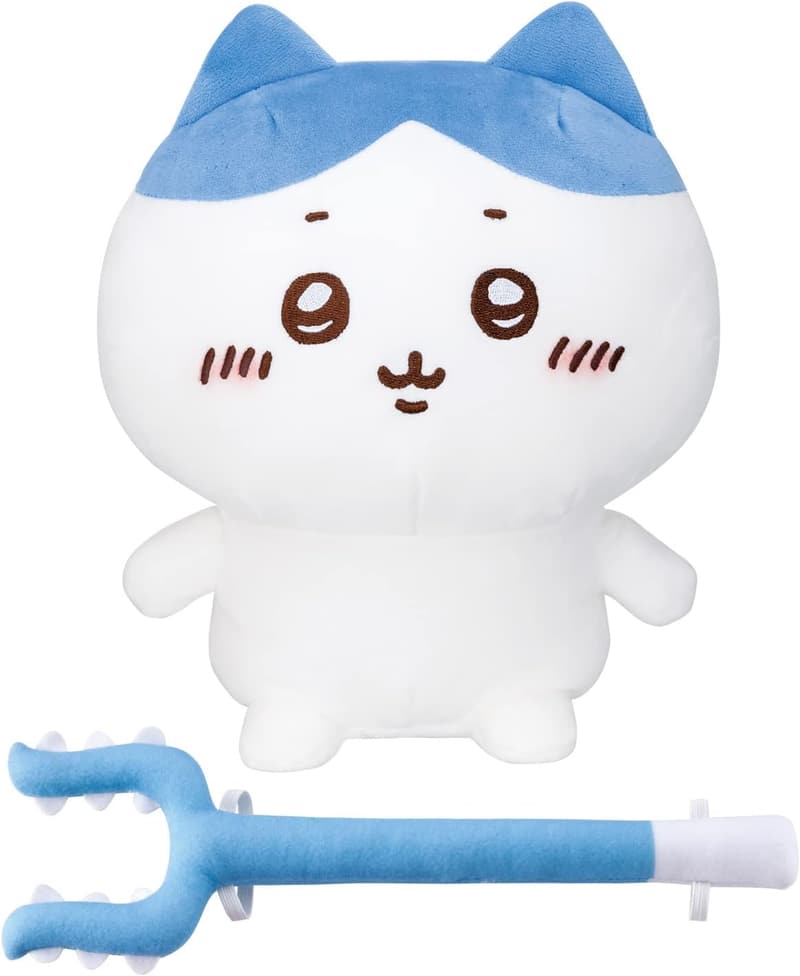 おしゃべりするハチワレぬいぐるみ