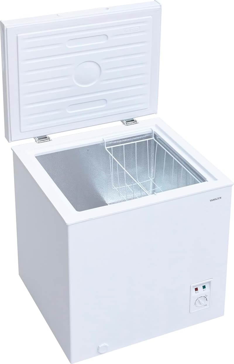 上開き冷凍庫 66L YF-C70(W) ホワイト 一人暮らし向け 静音・省エネ